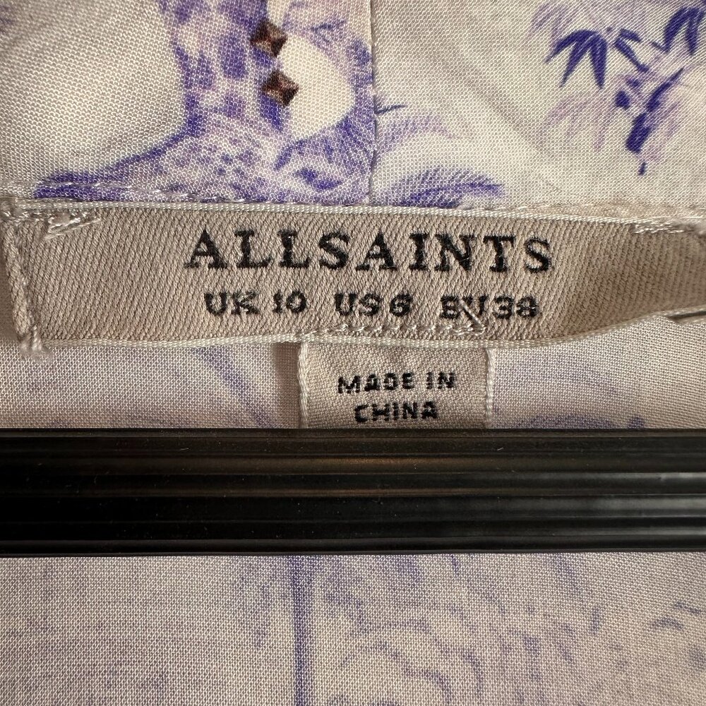 All Saints Fay Tajpur Belted Shirt Dress - Picture 3 of 3